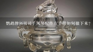 鹦鹉牌96贝司手风琴配件左手带如何撤下来?