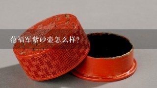 范福军紫砂壶怎么样？