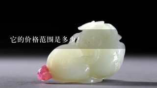 它的价格范围是多少？